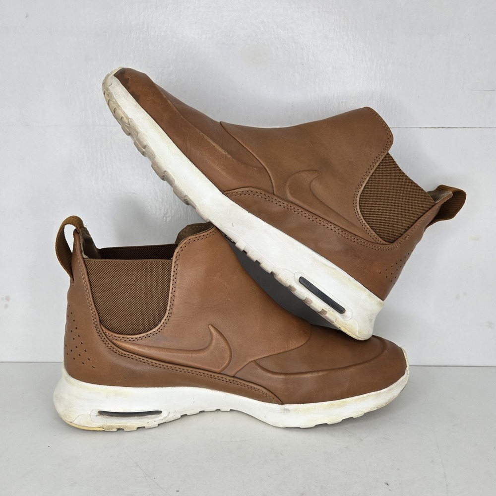 Nike Air Max Thea Mid Women Ale Brown/Sail Leather 11 W Comfort Shoes 859550-200 - Picture 9 of 9